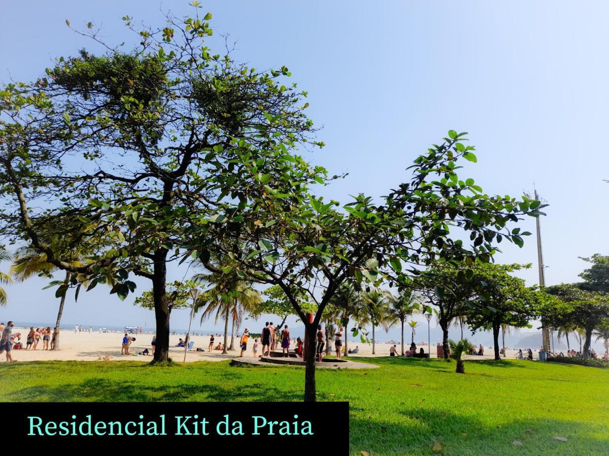 サントスResidencial Kit Da Praiaアパートメント エクステリア 写真